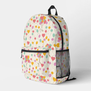 Snoopy Bunches of Balloons Pattern Printed Backpack