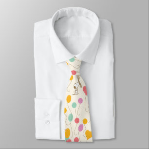Snoopy Bunches of Balloons Pattern Tie