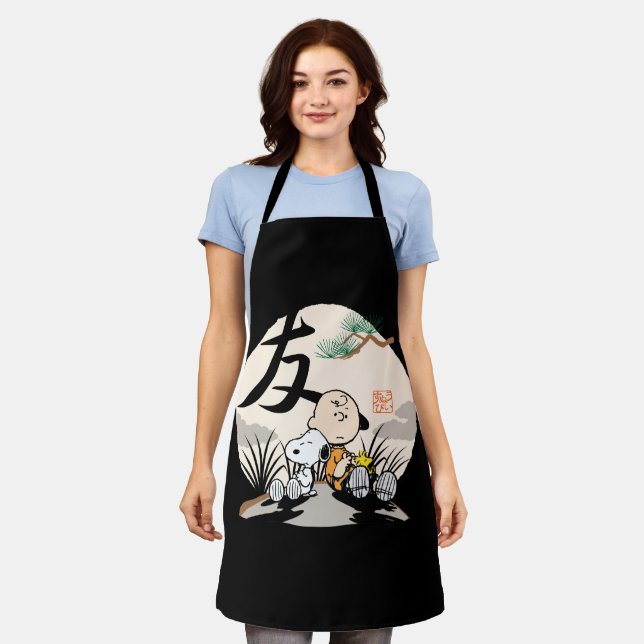 Snoopy, Charlie Brown, and Woodstock - Friend Apron (Worn)