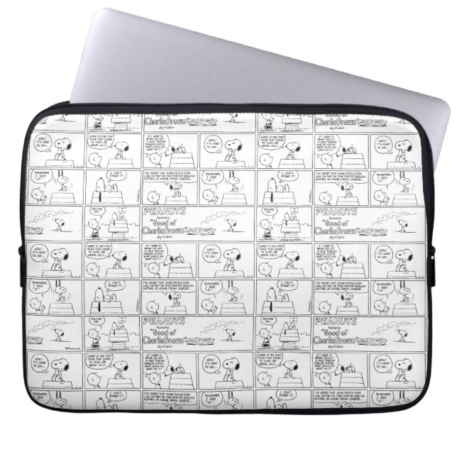 Snoopy & Charlie Brown | English Muffin Laptop Sleeve (Front)