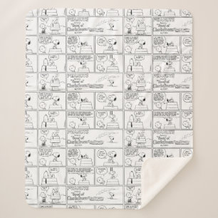 Snoopy & Charlie Brown   English Muffin Sherpa Blanket