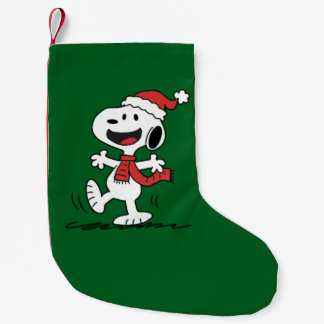 Snoopy Christmas fun Small Christmas Stocking