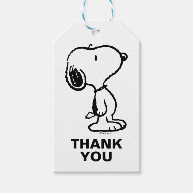 Snoopy Classic Comics Gift Tags (Front)