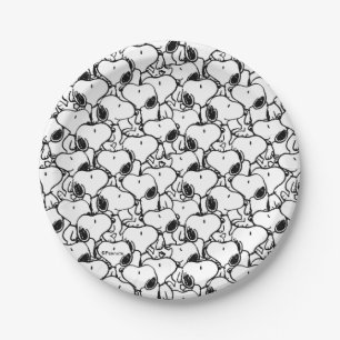 Snoopy Classic Comics Pattern Paper Plate