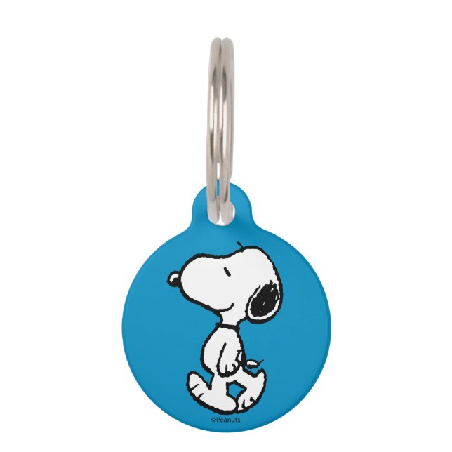 Snoopy Classic Comics Pattern Pet Tag (Front)