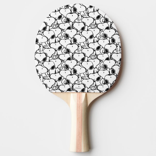 Snoopy Classic Comics Pattern Ping Pong Paddle (Front)