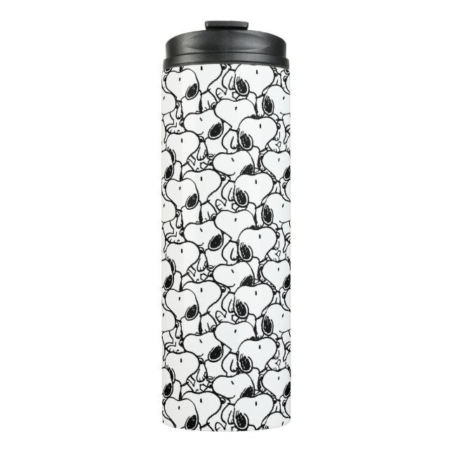 Snoopy Classic Comics Pattern Thermal Tumbler (Front)