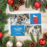 Snoopy Doghouse Christmas Family Photo Collage Holiday Card<br><div class="desc">Add a playful touch to your party with these vibrant Peanuts-themed paper plates featuring Snoopy in action,  making a spectacular catch. Perfect for celebrations,  picnics,  or sports-themed gatherings,  these plates showcase the beloved Snoopy character,  bringing fun and charm to any occasion.</div>