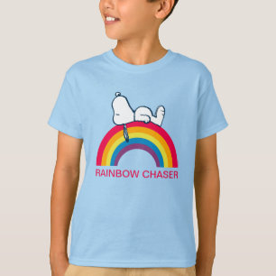 Snoopy   Dream in Color Rainbow T-Shirt