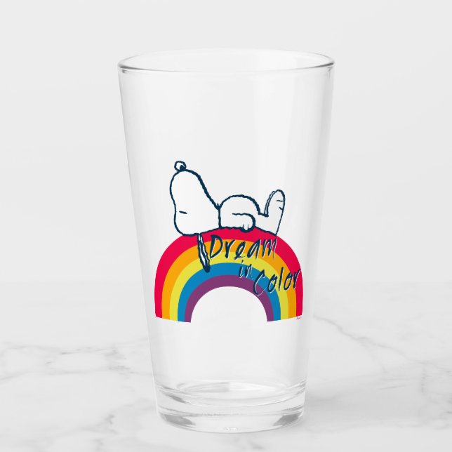 Snoopy | Dream in Colour Rainbow Glass (Front)