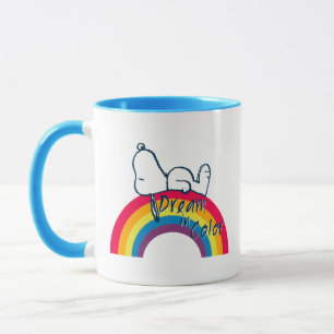Snoopy   Dream in Colour Rainbow Mug