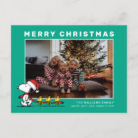 Snoopy & Friends Christmas Family Photo Collage