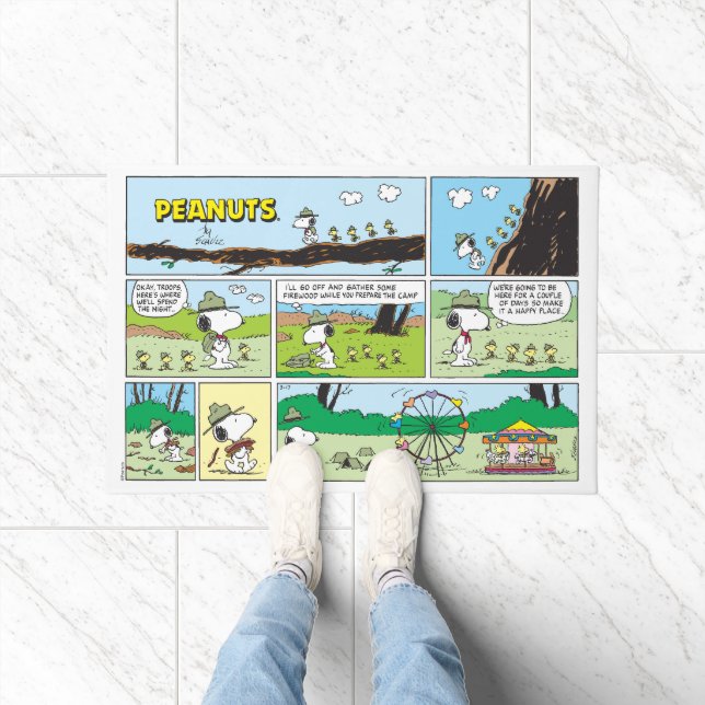 Snoopy & Friends | Go Camping Doormat (Indoor)