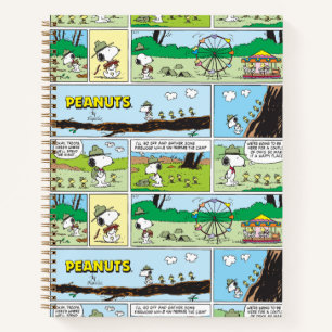 Snoopy & Friends   Go Camping Notebook