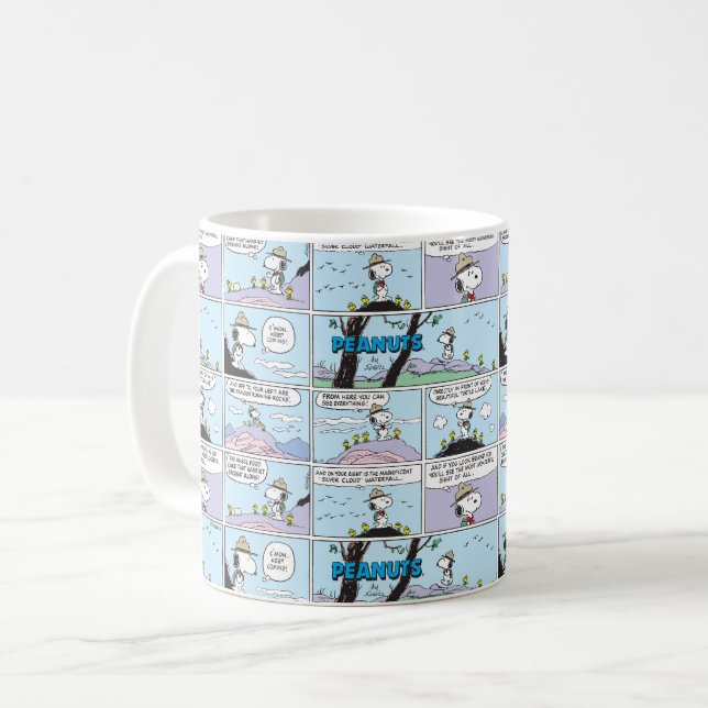 Snoopy & Friends | Go Hiking Coffee Mug (Front Left)