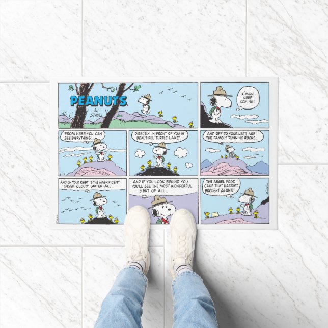 Snoopy & Friends | Go Hiking Doormat (Indoor)