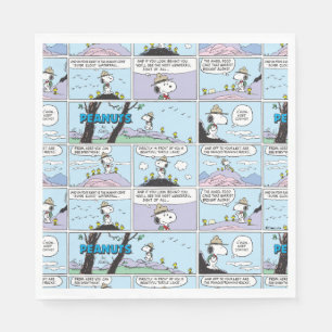 Snoopy & Friends   Go Hiking Napkin