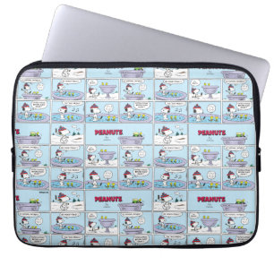 Snoopy & Friends Hockey Game Laptop Sleeve