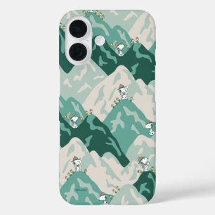 Snoopy Great Outdoors Pattern iPhone 16 Case