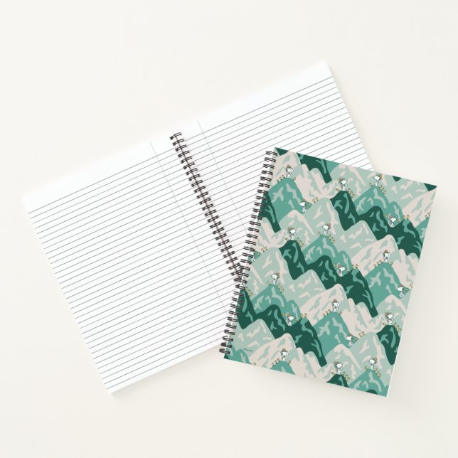Snoopy Great Outdoors Pattern Notebook (Inside)