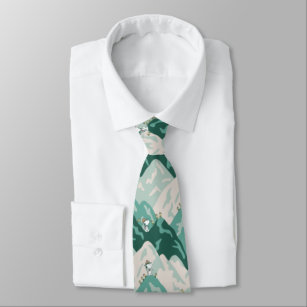 Snoopy Great Outdoors Pattern Tie