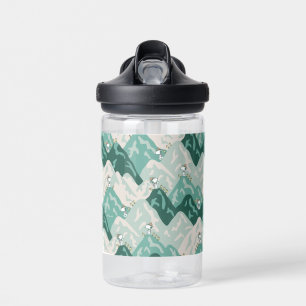 Snoopy Great Outdoors Pattern Water Bottle