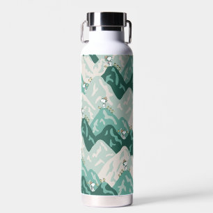 Snoopy Great Outdoors Pattern Water Bottle