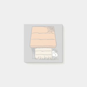 Snoopy Halloween Spider Web Doghouse Post-it Notes