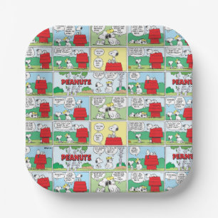Snoopy & His Brothers Andy & Olaf Paper Plate