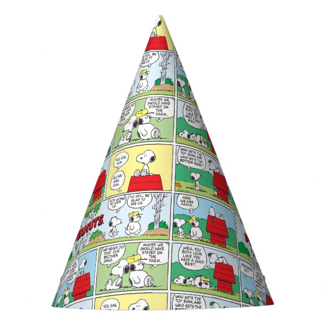 Snoopy & His Brothers Andy & Olaf Party Hat (Front)