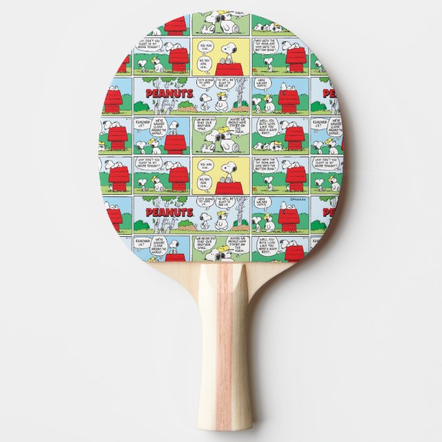 Snoopy & His Brothers Andy & Olaf Ping Pong Paddle (Front)