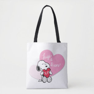 Snoopy Hugs & Kisses Tote Bag