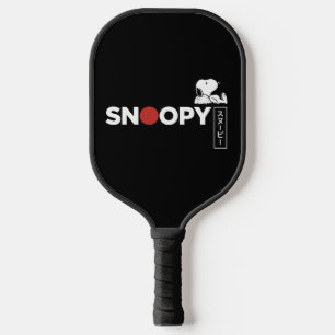 Snoopy Japanese Typography Graphic Pickleball Paddle