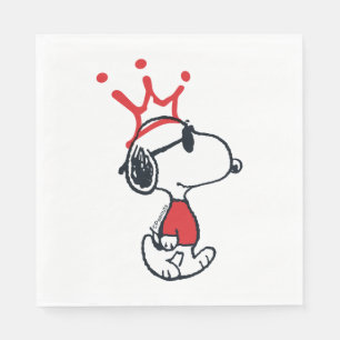 Snoopy - Joe Cool Crown Napkin