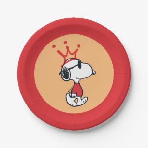 Snoopy - Joe Cool Crown Paper Plate