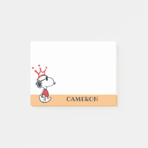 Snoopy - Joe Cool Crown Post-it Notes