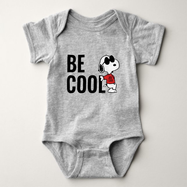 Snoopy "Joe Cool" Standing Baby Bodysuit (Front)