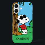 Snoopy "Joe Cool" Standing iPhone 16 Case<br><div class="desc">Check out Snoopy's alter-ego Joe Cool standing and leaning.</div>