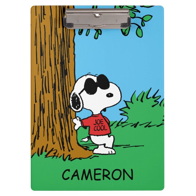 Snoopy "Joe Cool" Standing Clipboard (Front)