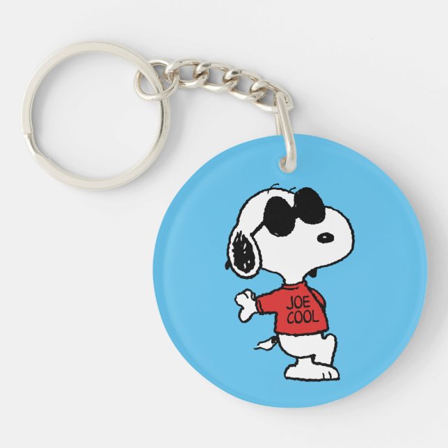 Snoopy "Joe Cool" Standing Key Ring (Front)