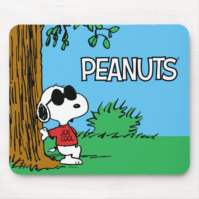 Snoopy "Joe Cool" Standing Mouse Pad (Front)