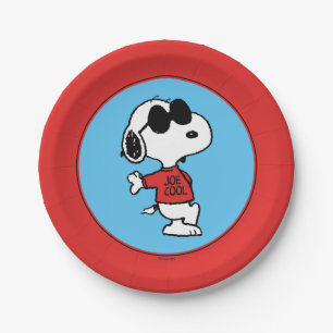 Snoopy "Joe Cool" Standing Paper Plate
