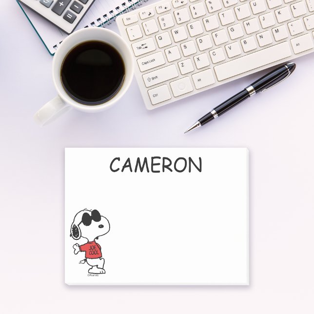 Snoopy "Joe Cool" Standing Post-it Notes (Creator Uploaded)