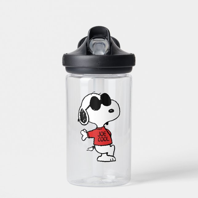 Snoopy "Joe Cool" Standing Water Bottle (Front)