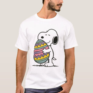 Snoopy Laying On Easter Egg T-Shirt
