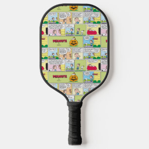 Snoopy & Linus   The Great Pumpkin News Pickleball Paddle