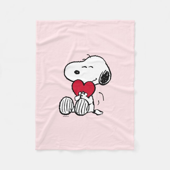 Snoopy | Little Sweetheart Baby Fleece Blanket (Front)