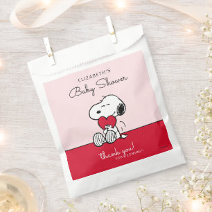 Snoopy   Little Sweetheart Baby Shower Favour Bag