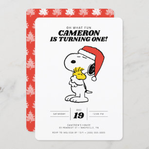 Snoopy   Oh What Fun it is to Be One  Invitation