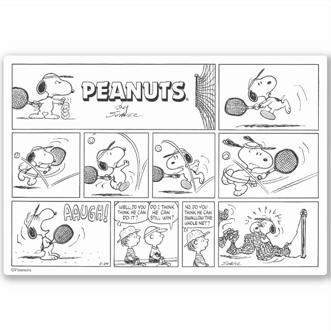 Snoopy Plays Tennis (Front)